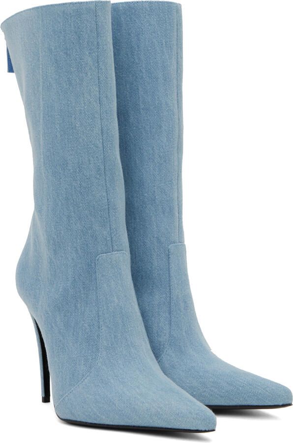 Magda Butrym Blue Sharp Boots - Picture 3