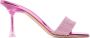 Magda Butrym Pink Crystal Heeled Sandals - Thumbnail 1