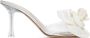 Magda Butrym Transparent & Off-White Flower Heeled Sandals - Thumbnail 1