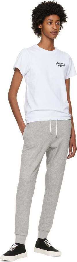 Maison Kitsuné Black Canvas Laced Sneakers - Picture 7