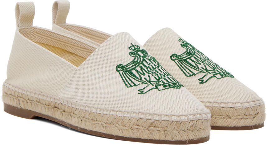 Maison Kitsuné Off-White Olympia Le-Tan Crest Espadrilles - Picture 2