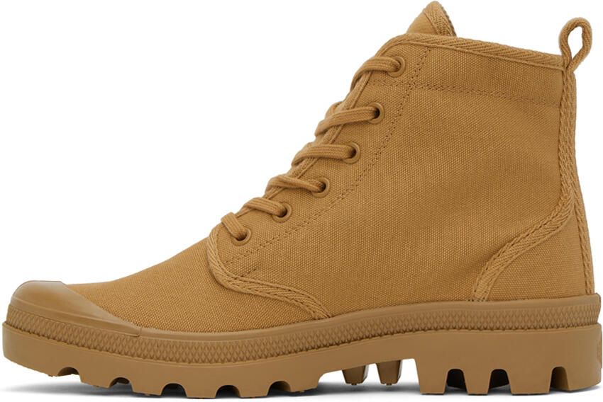 Maison Kitsuné Tan Palladium Edition Pallabrousse Boots - Picture 3