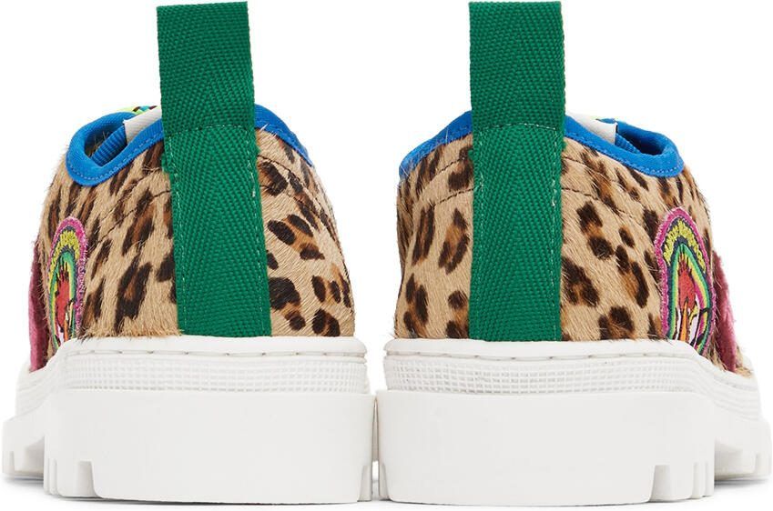 Maison Mangostan Kids Brown Gungo Sneakers