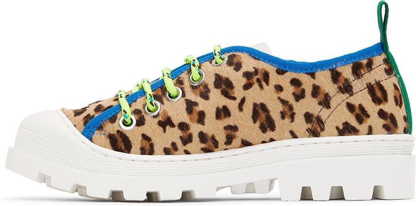 Maison Mangostan Kids Brown Gungo Sneakers - Picture 3
