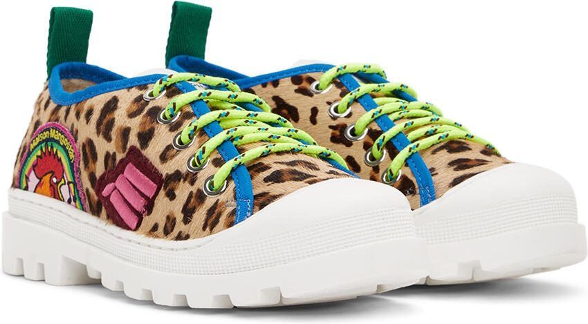 Maison Mangostan Kids Brown Gungo Sneakers - Picture 2