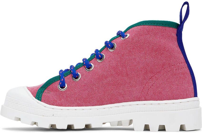 Maison Mangostan Kids Pink Gungo Sneakers - Picture 3