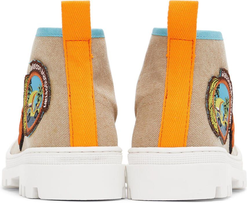 Maison Mangostan Kids Tan Gungo Sneakers
