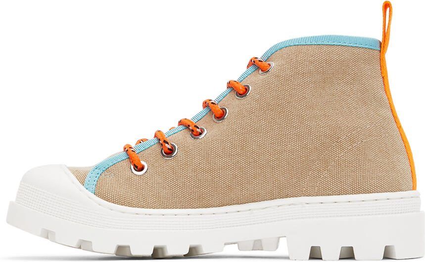 Maison Mangostan Kids Tan Gungo Sneakers - Picture 2