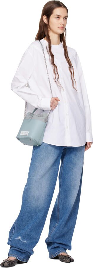 Maison Margiela Beige & Black Tabi Ballerina Heels - Picture 3