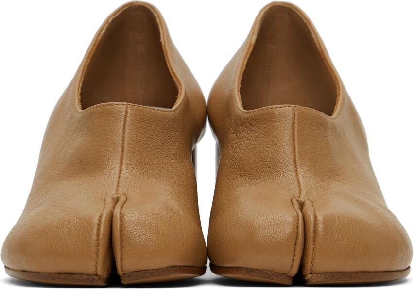 Maison Margiela Beige Vintage Soft Tabi Heels - Picture 3