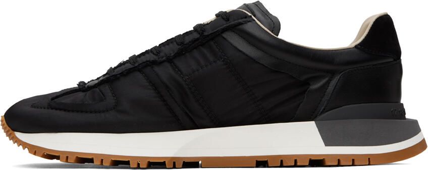 Maison Margiela Black Evolution Running Sneakers - Picture 6