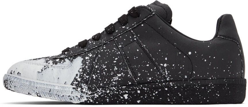 Maison Margiela Black & White Replica Sneakers - Picture 3