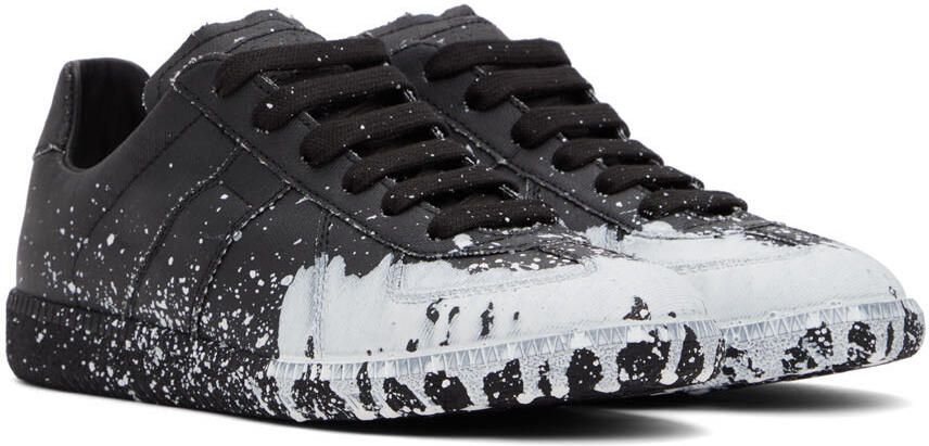 Maison Margiela Black & White Replica Sneakers - Picture 2