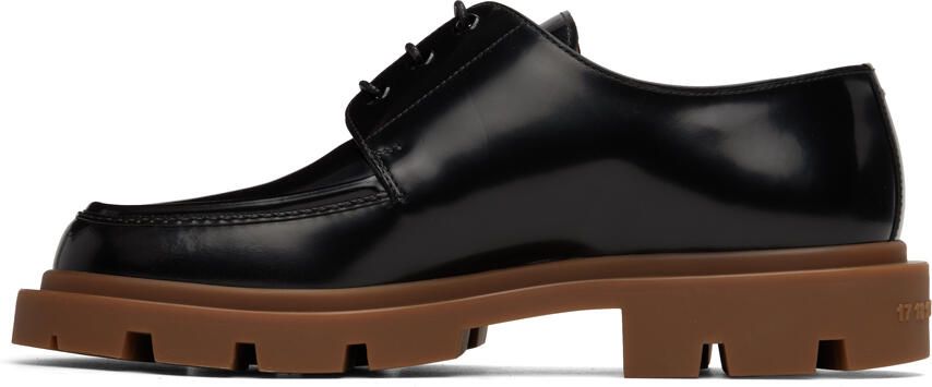 Maison Margiela Black Cleated Sole Derbys - Picture 3