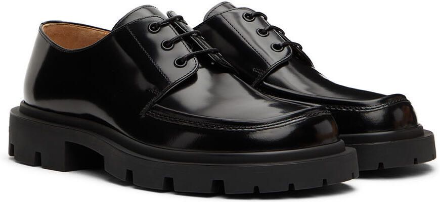 Maison Margiela Black Cleated Sole Derbys - Picture 2