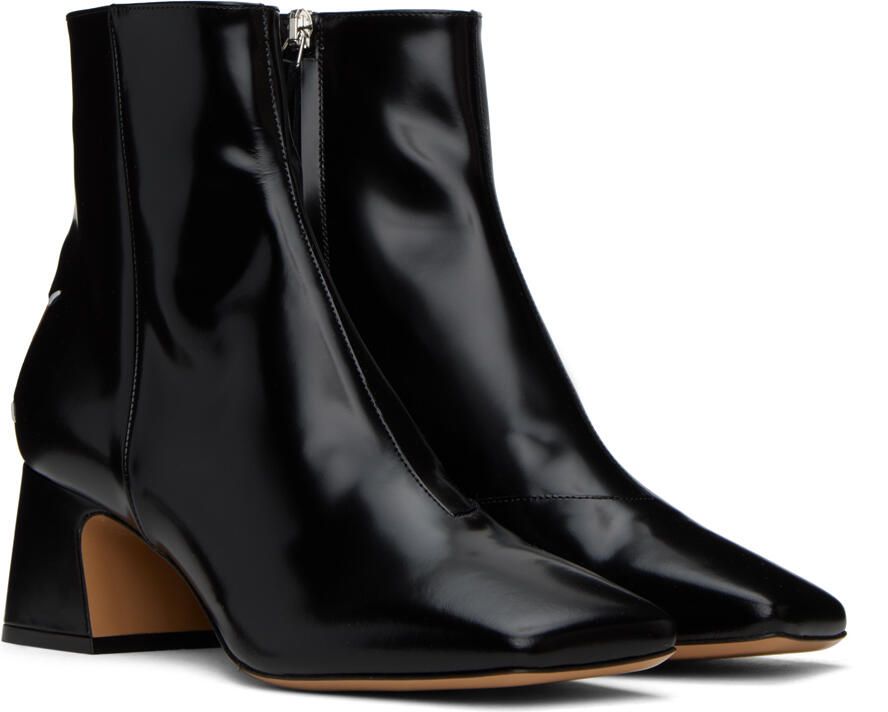 Maison Margiela Black Décortiqué Ankle Boots - Picture 4