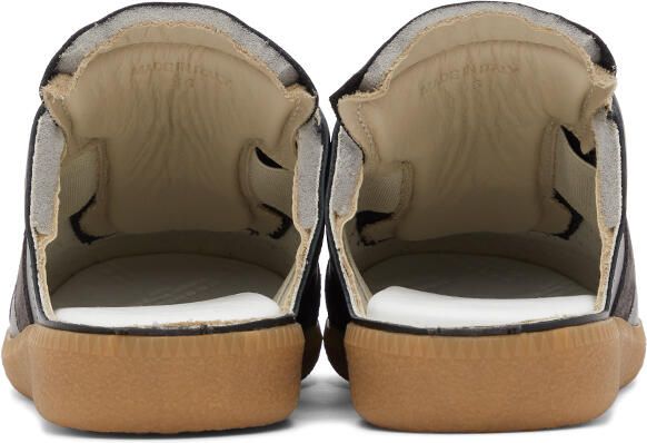 Maison Margiela Black Replica Cut-Out Sneakers - Picture 4