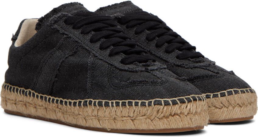 Maison Margiela Black Replica Espadrilles - Picture 2