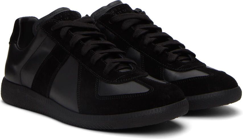 Maison Margiela Black Replica Sneakers - Picture 2