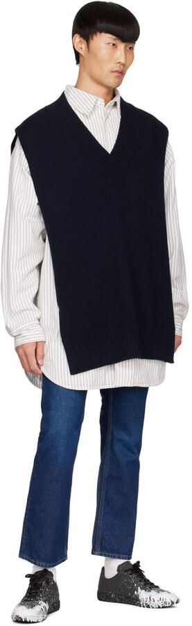 Maison Margiela Black Replica Sneakers - Picture 4