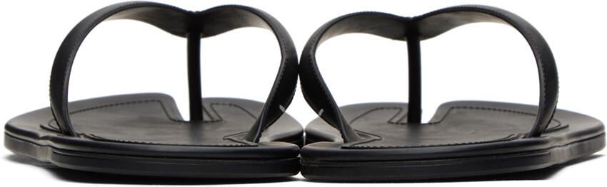 Maison Margiela Black Tabi Flip Flops - Picture 2