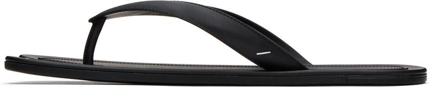 Maison Margiela Black Tabi Flip Flops - Picture 4