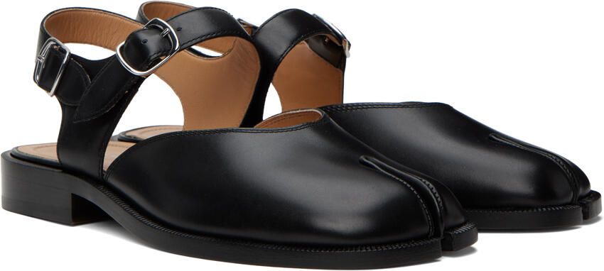 Maison Margiela Black Tabi Monk Sandals - Picture 2