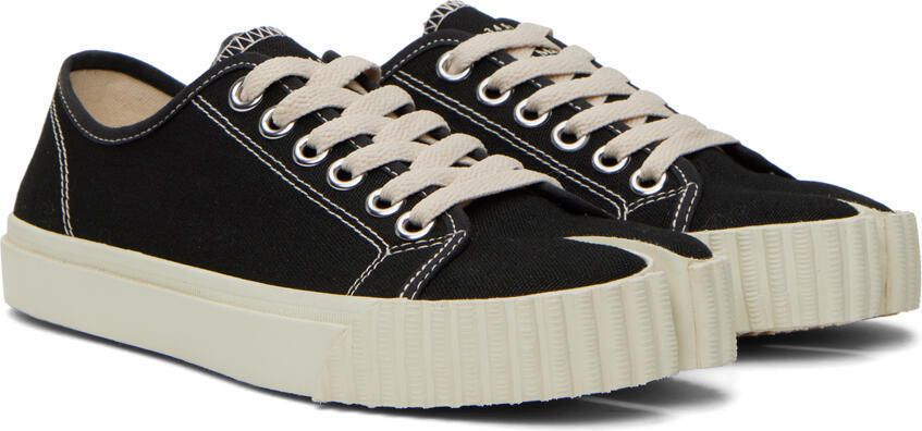 Maison Margiela Black Tabi Sneakers - Picture 2