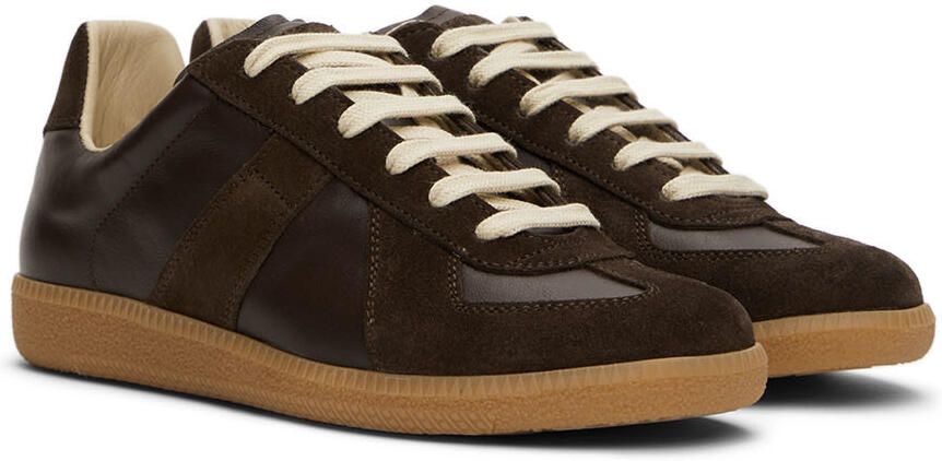 Maison Margiela Brown Replica Sneakers - Picture 2