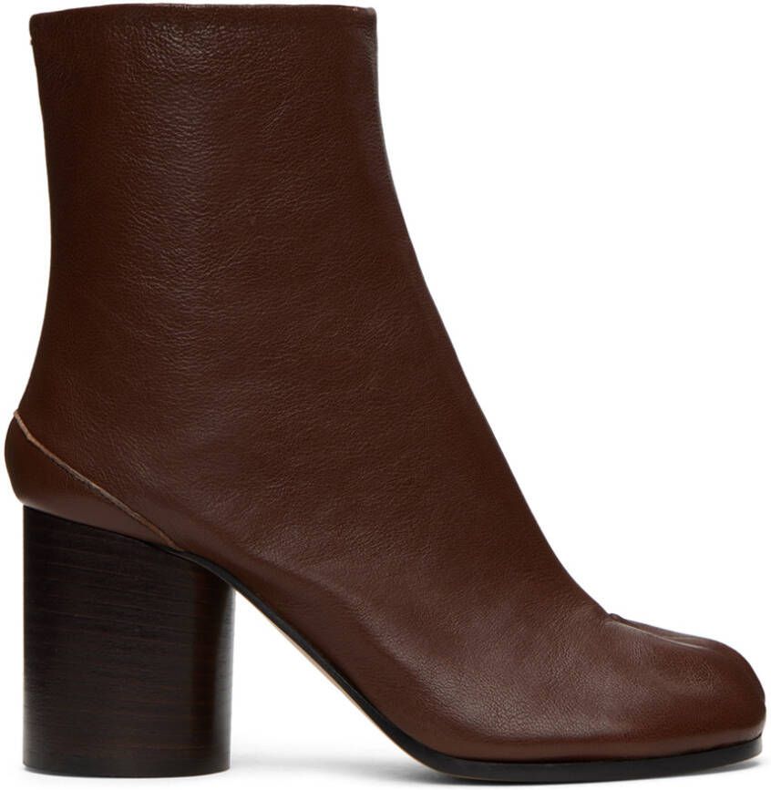 Maison Margiela Brown Tabi Boots