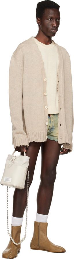 Maison Margiela Brown Tabi Boots - Picture 4