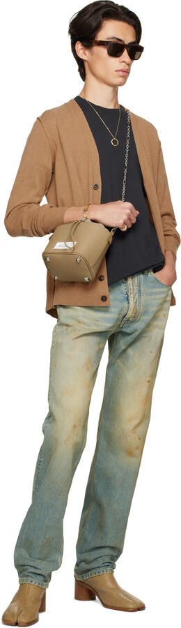 Maison Margiela Brown Tabi Chelsea Boots - Picture 4