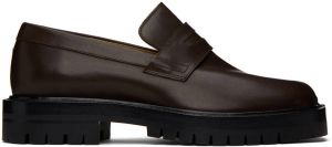 Maison Margiela Brown Tabi Loafers