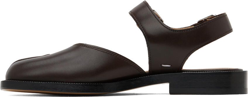 Maison Margiela Brown Tabi Sandals - Picture 3