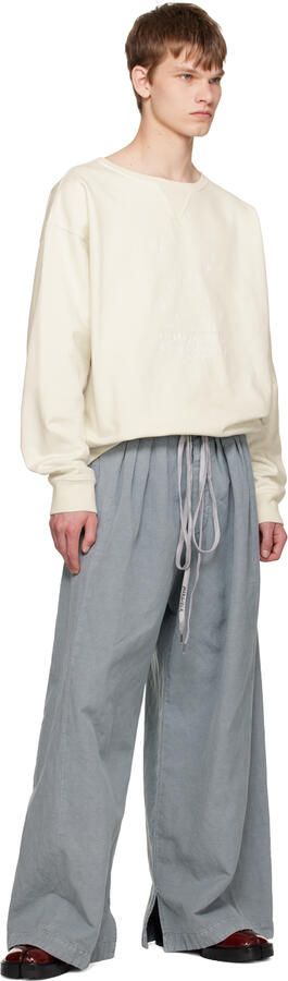 Maison Margiela Burgundy Tabi Lace-Up Derbys - Picture 4