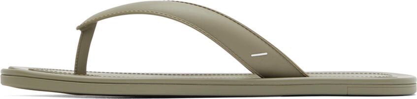 Maison Margiela Gray Tabi Flat Sandals - Picture 4