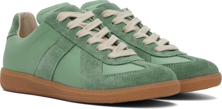 Maison Margiela Green Replica Sneakers - Picture 2