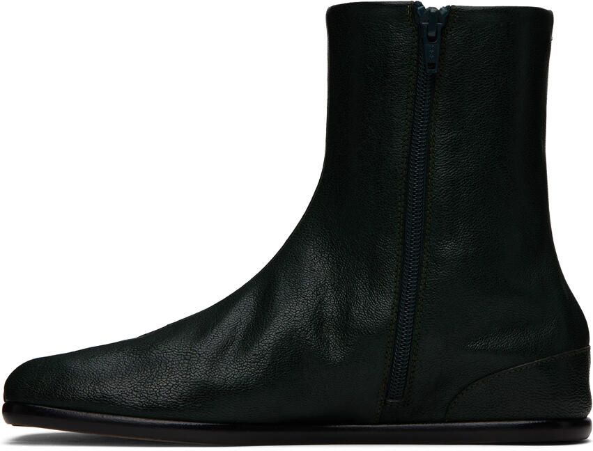 Maison Margiela Green Tabi Boots - Picture 3