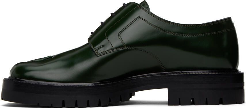 Maison Margiela Green Tabi Derbys - Picture 3