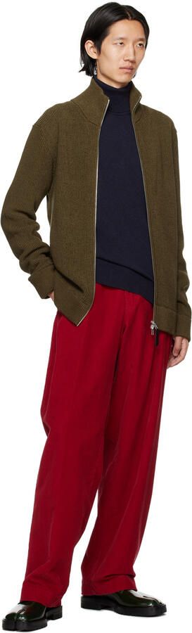 Maison Margiela Green Tabi Derbys - Picture 4