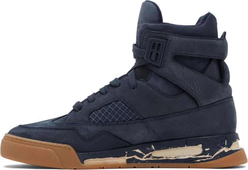 Maison Margiela Navy DDstk Sneakers - Picture 3