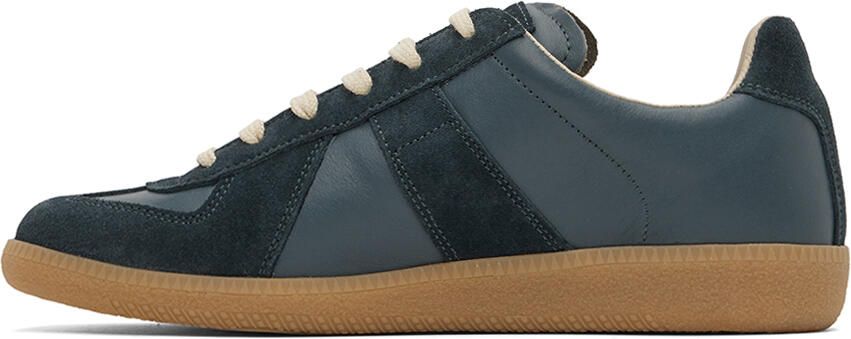 Maison Margiela Navy Replica Sneakers - Picture 3