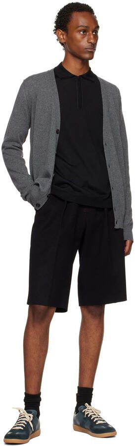 Maison Margiela Navy Replica Sneakers - Picture 4