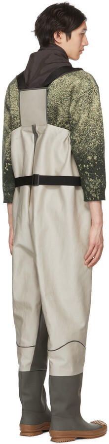 Maison Margiela Off-White Leather Waders - Picture 3