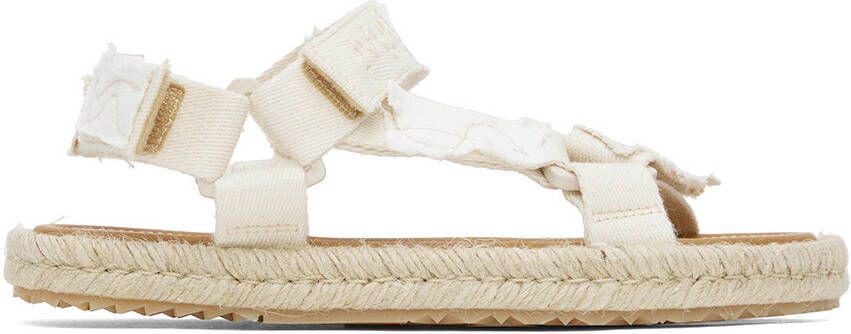 Maison Margiela Off-White Patchwork Hiking Sandals