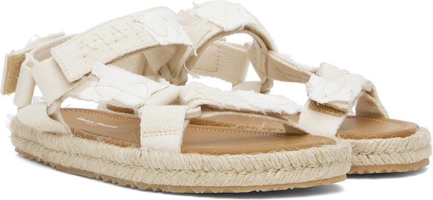 Maison Margiela Off-White Patchwork Hiking Sandals - Picture 2
