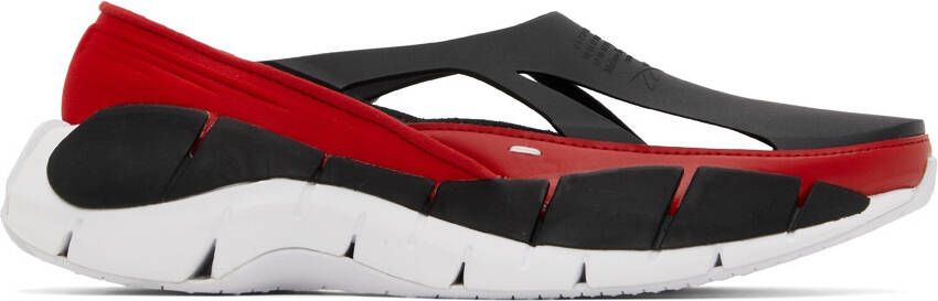 Maison Margiela Red & Black Reebok Edition Croafer Sneakers