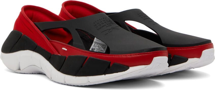Maison Margiela Red & Black Reebok Edition Croafer Sneakers - Picture 2