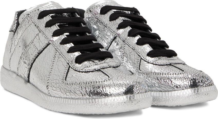 Maison Margiela Silver Replica Sneakers - Picture 2