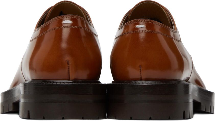 Maison Margiela Tan Tabi Lace-Up Derbys